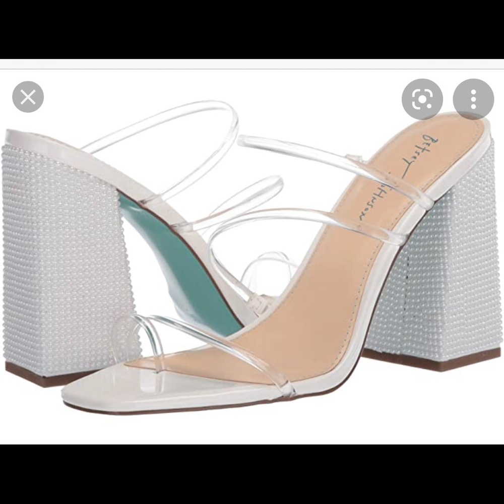 Clear Straps Heel Gem